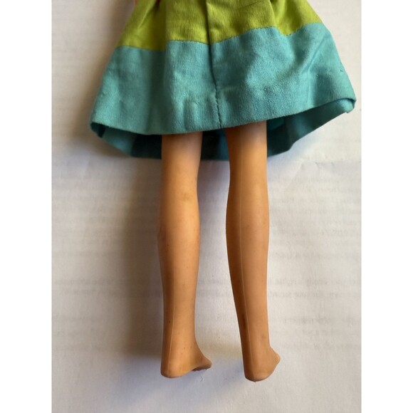 VINTAGE Brunette SKOOTER Doll Skipper’s Friend 1963 Mattel Barbie Original Dress - Picture 11 of 13
